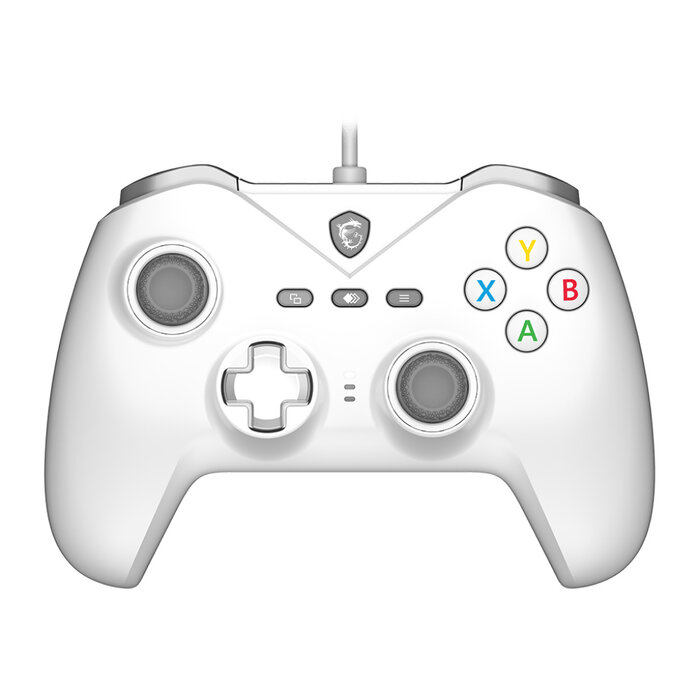 MSI MSI FORCE GC200 WHITE game controller Wit USB Gamepad Analoog/digitaal Android, PC