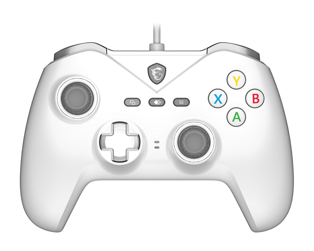 MSI MSI FORCE GC200 WHITE game controller Wit USB Gamepad Analoog/digitaal Android, PC