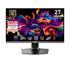 MSI MSI MPG 271QRXDE QD-OLED computer monitor 67,3 cm (26.5") 2560 x 1440 Pixels Wide Quad HD Zwart