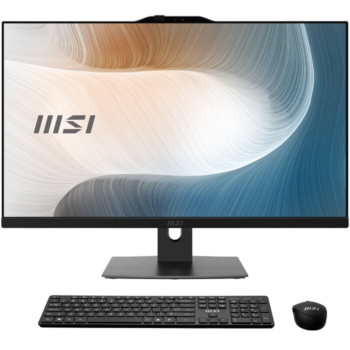 MSI MSI Modern AM242P 1M-1848AT Intel Core 3 100U 60,5 cm (23.8") 1920 x 1080 Pixels Alles-in-één-pc 8 GB DDR5-SDRAM 256 GB SSD Windows 11 Pro Wi-Fi 6E (802.11ax) Zwart