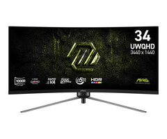 MSI MSI MAG 345CQRF E20 computer monitor 86,4 cm (34") 3440 x 1440 Pixels UltraWide Dual Quad HD Zwart