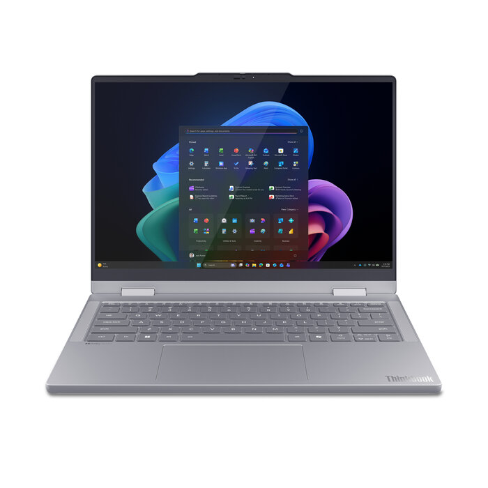 Lenovo Lenovo ThinkBook 14 2-in-1 G6 IPL Copilot+ PC Intel Core Ultra 7 355 Hybride (2-in-1) 35,6 cm (14") Touchscreen WUXGA 16 GB DDR5-SDRAM 512 GB SSD Wi-Fi 7 (802.11be) Windows 11 Pro Engels Grijs
