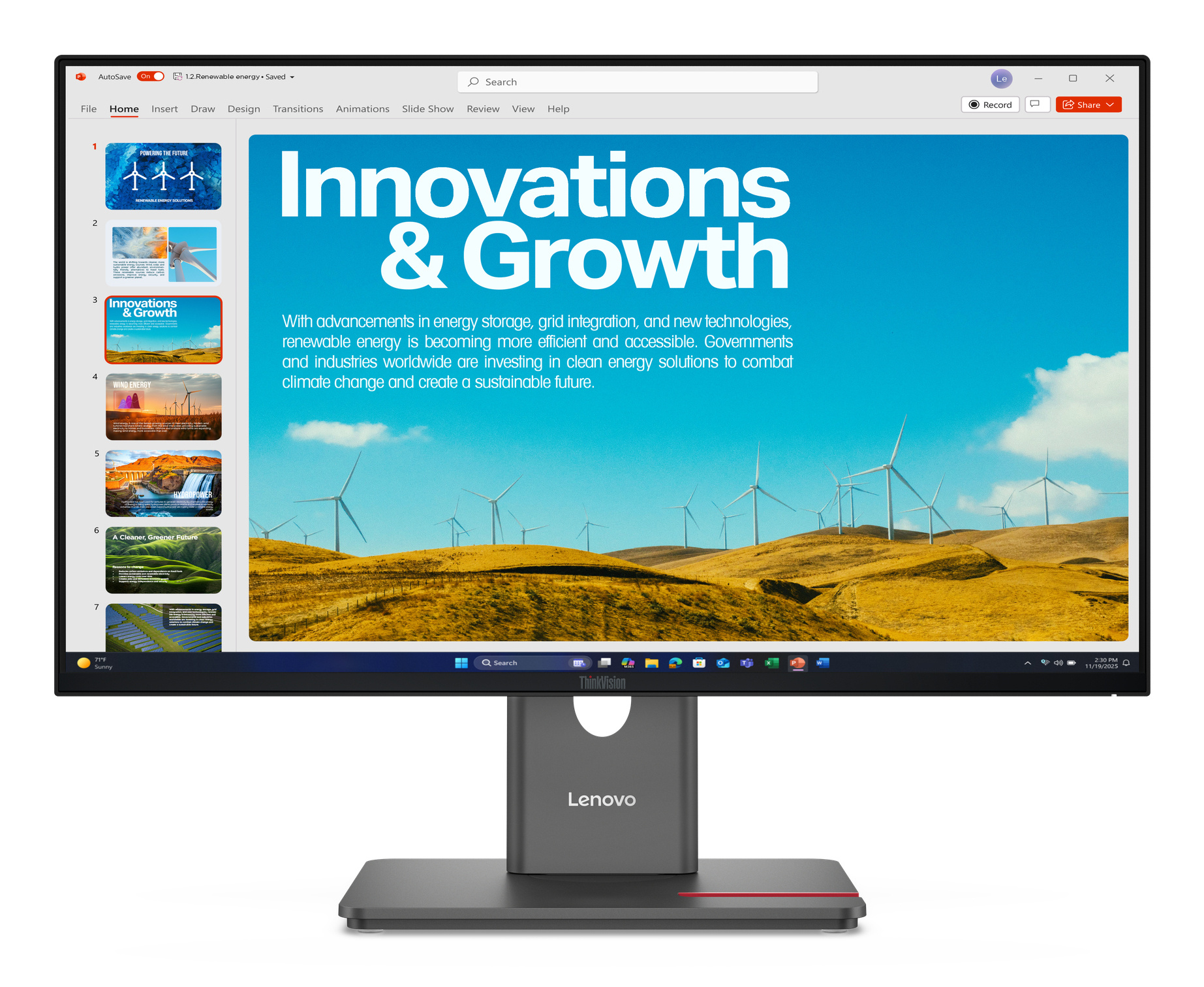 Lenovo Lenovo ThinkVision P24QD-40 Monitor