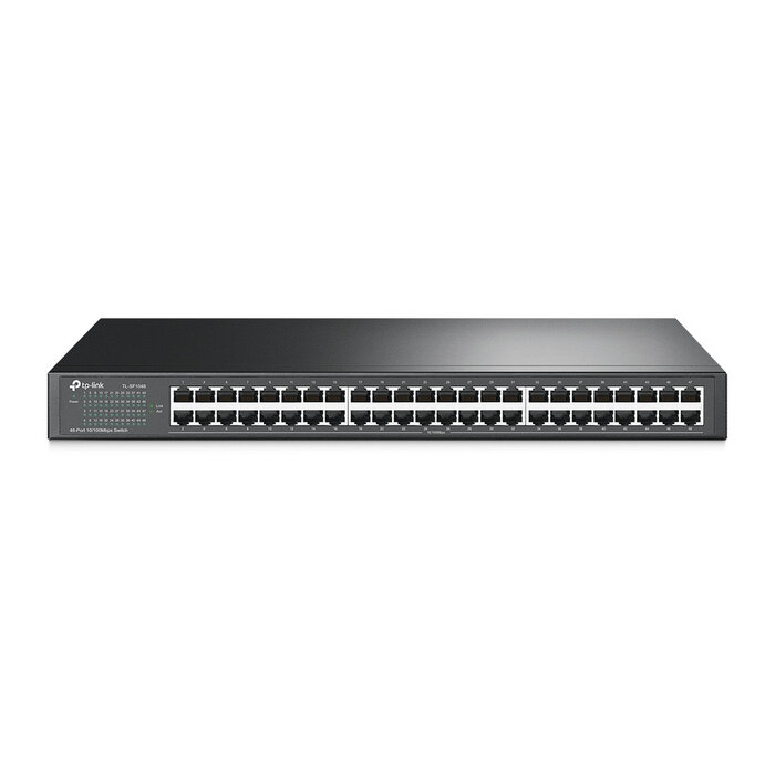 TP-Link TP-Link TL-SF1048 Unmanaged Fast Ethernet (10/100) 1U Zwart