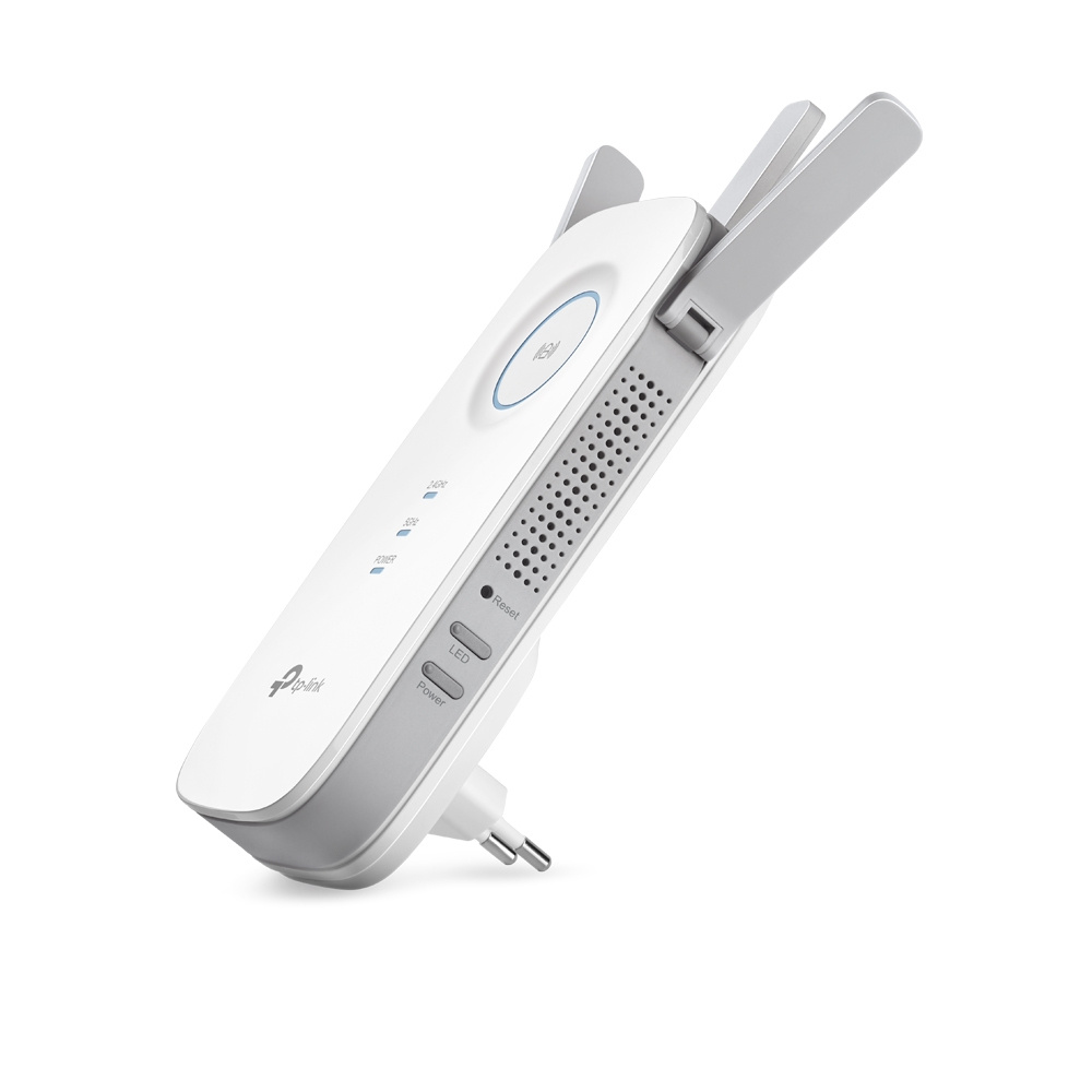TP-Link TP-Link RE450 Netwerkzender & -ontvanger Wit 10, 100, 1000 Mbit/s
