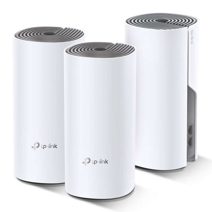 TP-Link TP-Link Deco E4 (3-pack) Dual-band (2.4 GHz / 5 GHz) Wi-Fi 5 (802.11ac) Wit, Grijs 2 Intern