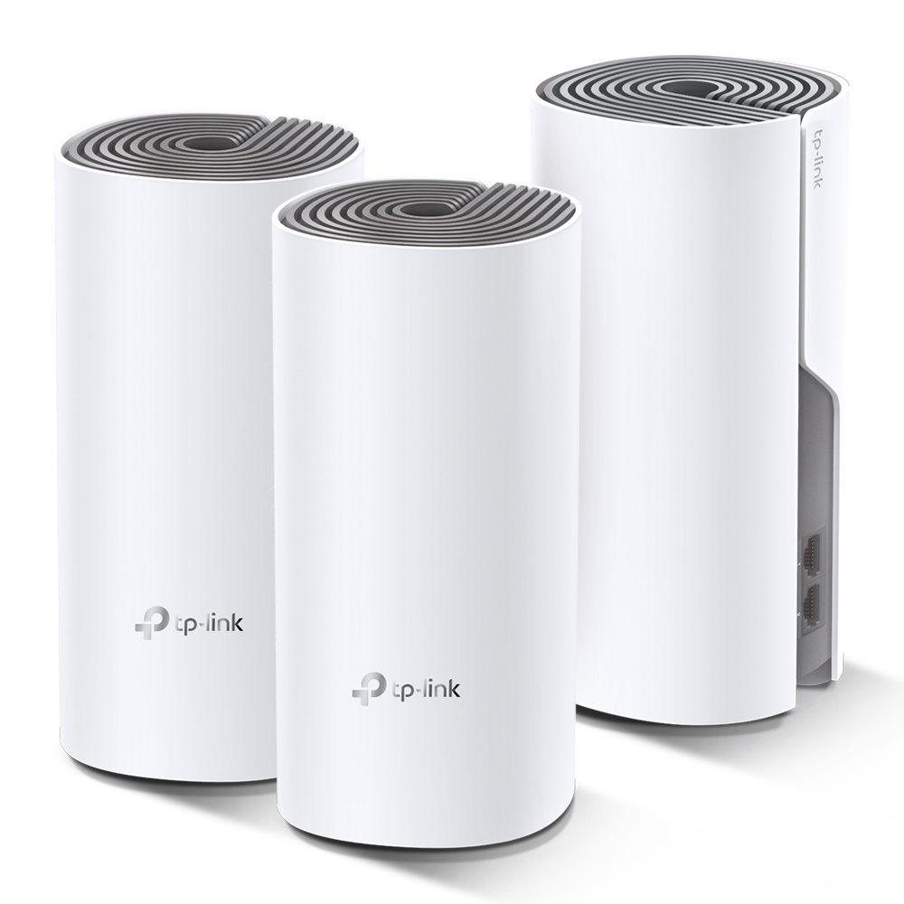 TP-Link TP-Link Deco E4 (3-pack) Dual-band (2.4 GHz / 5 GHz) Wi-Fi 5 (802.11ac) Wit, Grijs 2 Intern