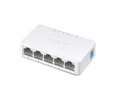 TP-Link Mercusys MS105 netwerk-switch Unmanaged Fast Ethernet (10/100) Wit