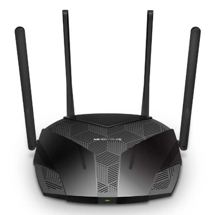 TP-Link Mercusys MR80X draadloze router Gigabit Ethernet Dual-band (2.4 GHz / 5 GHz) Zwart