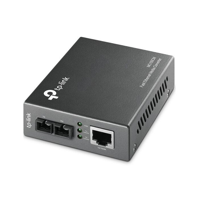 TP-Link TP-Link MC100CM netwerk media converter 1000 Mbit/s 1310 nm Zwart