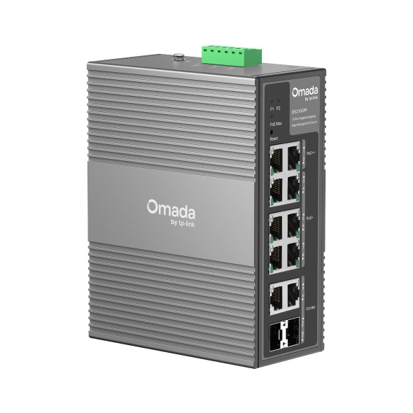 TP-Link TP-Link Omada IES210GPP netwerk-switch Managed Gigabit Ethernet (10/100/1000) Power over Ethernet (PoE) DIN rail Grijs