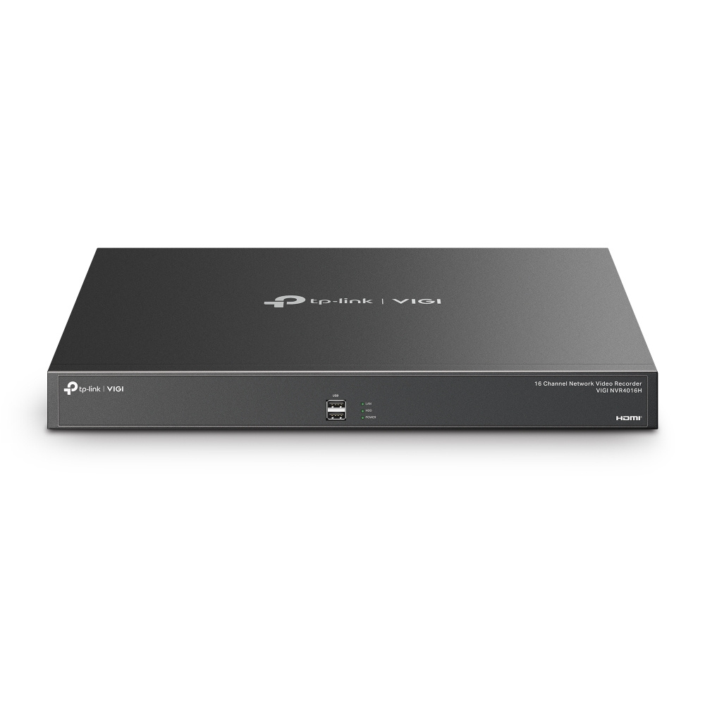 TP-Link TP-Link VIGI NVR4016H Netwerk Video Recorder (NVR) Zwart