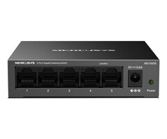 TP-Link Mercusys MS105GS netwerk-switch Unmanaged Gigabit Ethernet (10/100/1000) Zwart