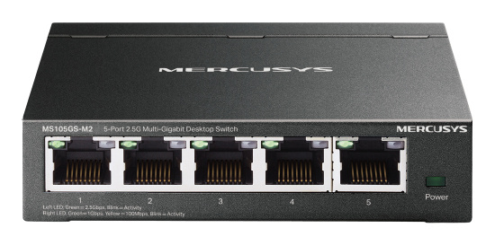 TP-Link Mercusys MS105GS-M2 netwerk-switch Unmanaged Gigabit Ethernet (10/100/1000) Zwart