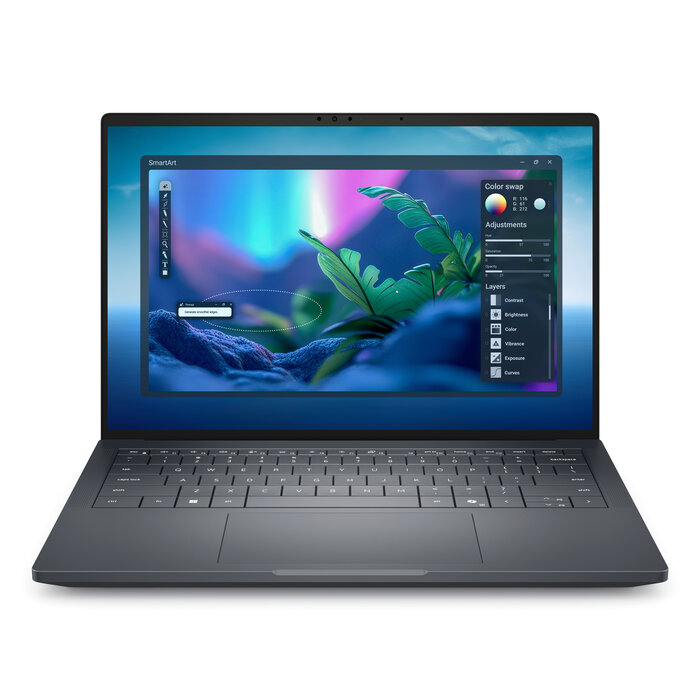 Dell DELL Pro Max 14 Premium MA14250 Intel Core Ultra 7 265H Laptop 35,6 cm (14") Full HD+ 32 GB LPDDR5x-SDRAM 1 TB SSD NVIDIA RTX PRO 2000 Blackwell Wi-Fi 7 (802.11be) Windows 11 Pro Engels Grijs