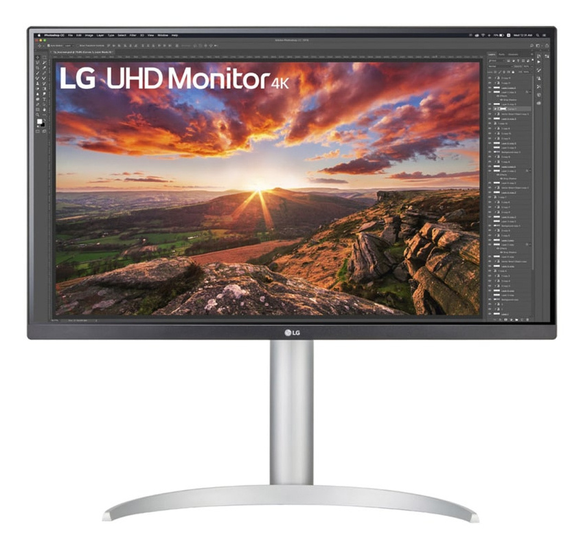 LG LG 27UP850K-W.AEU monitor computer monitor 68,6 cm (27") 3840 x 2160 Pixels 4K Ultra HD LED Zwart