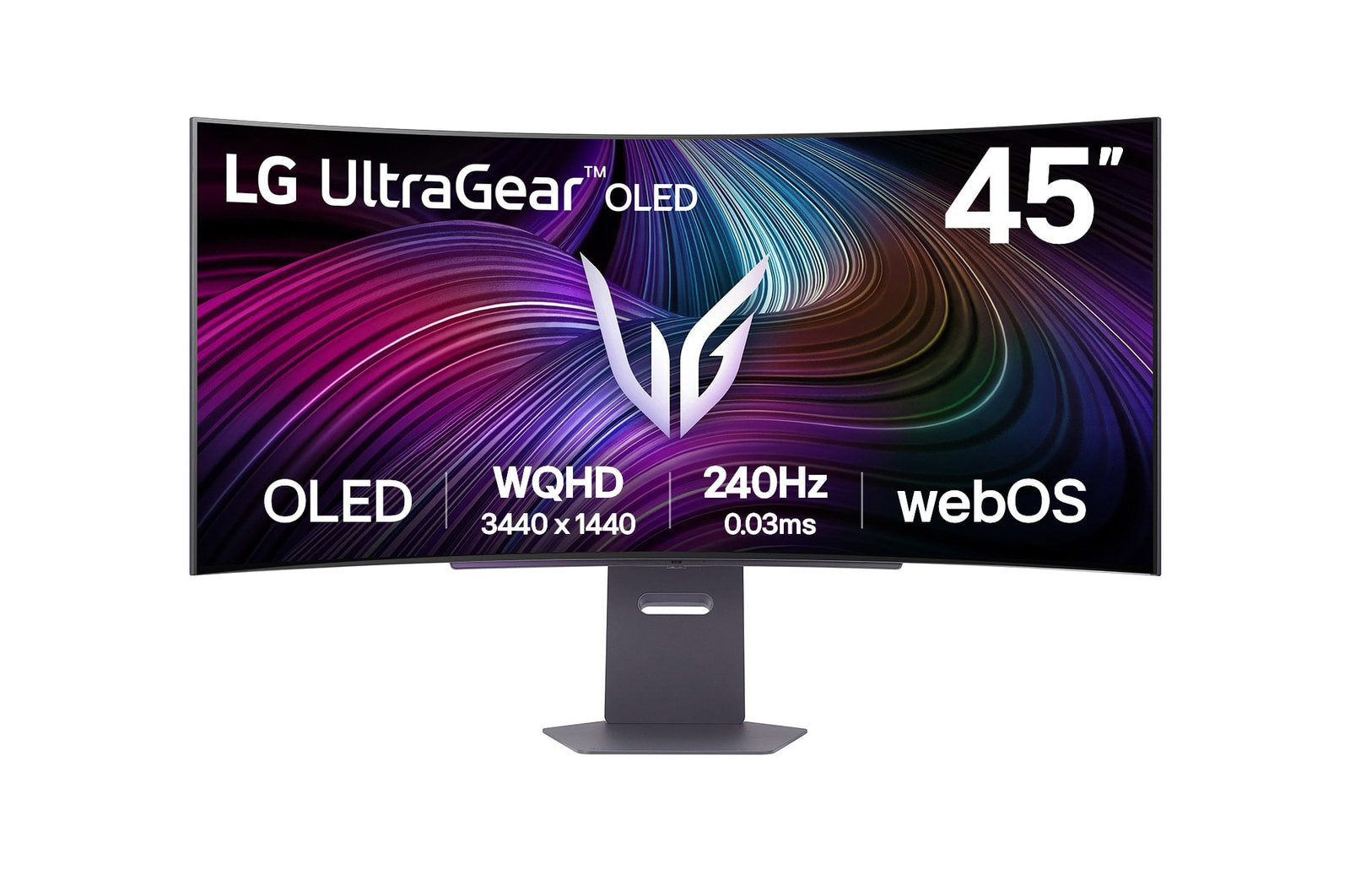 LG LG 45GX90SA-B computer monitor 114,3 cm (45") 3440 x 1440 Pixels Wide Quad HD OLED Zwart