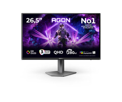 AOC AOC AGON PRO AG276QZD2 computer monitor 67,3 cm (26.5") 2560 x 1440 Pixels Quad HD QD-OLED Zwart, Grijs