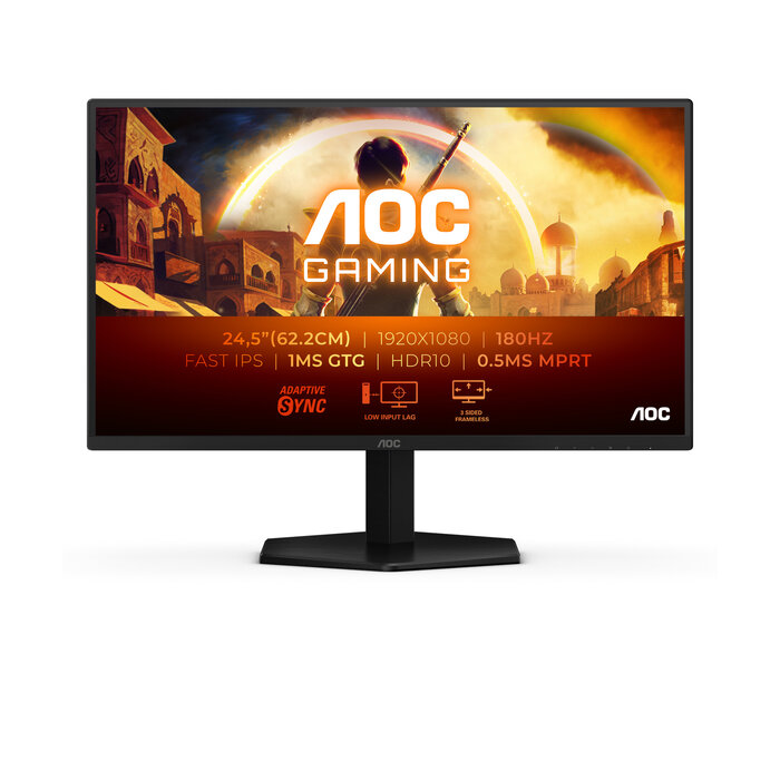 AOC AOC G4 25G42E computer monitor 62,2 cm (24.5") 1920 x 1080 Pixels Full HD LED Zwart, Rood