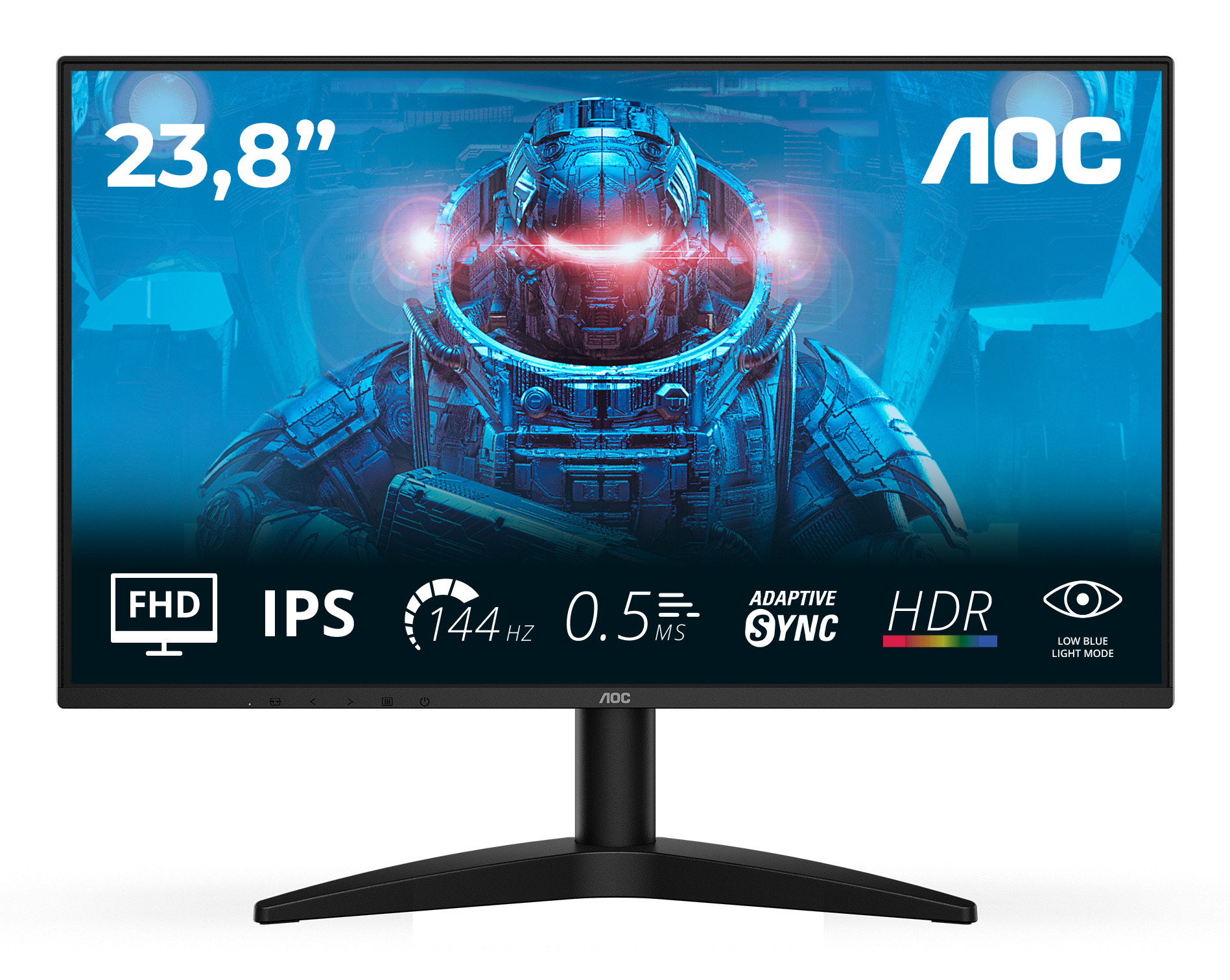 AOC AOC B3 24B36X computer monitor 60,5 cm (23.8") 1920 x 1080 Pixels Full HD LED Zwart