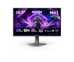 AOC AOC AGON PRO AG276QKD2 computer monitor 67,3 cm (26.5") 2560 x 1440 Pixels Quad HD QD-OLED Zwart, Grijs