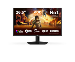 AOC AOC G4 Q27G41ZDF computer monitor 67,3 cm (26.5") 2560 x 1440 Pixels Quad HD QD-OLED Zwart, Rood