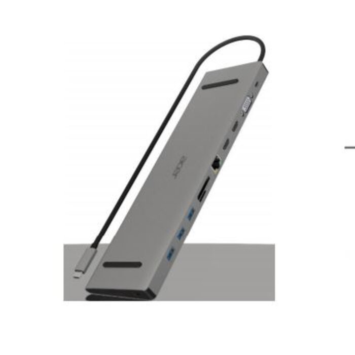 Acer Acer ACG-DCK-C-1 Bedraad USB 3.2 Gen 1 (3.1 Gen 1) Type-C Grijs