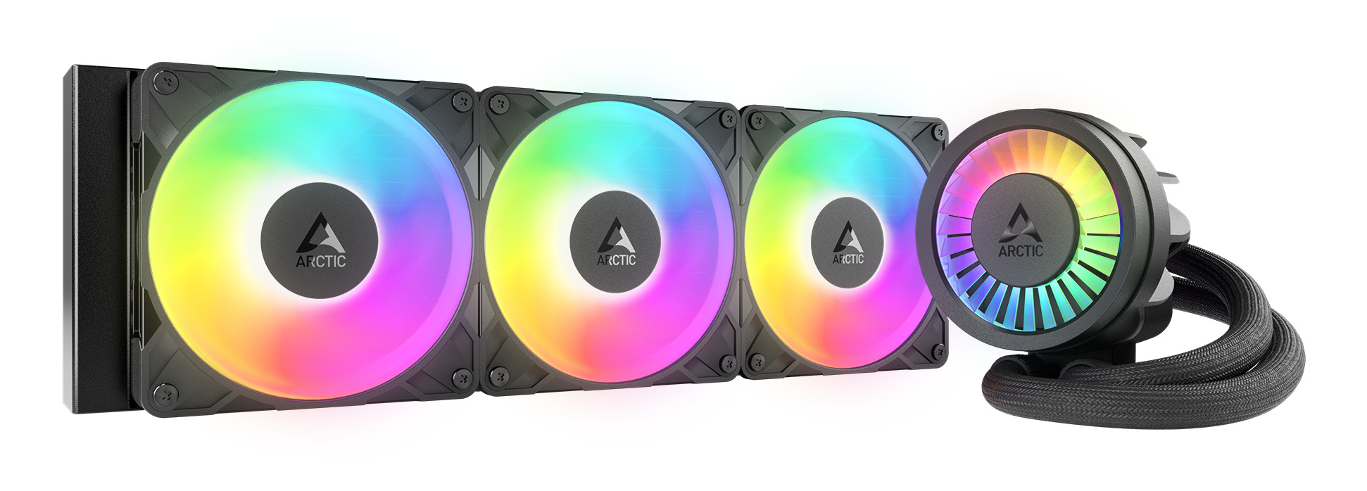Arctic ARCTIC Liquid Freezer III Pro 360 A-RGB Processor Kit voor vloeistofkoeling 12 cm Zwart 1 stuk(s)
