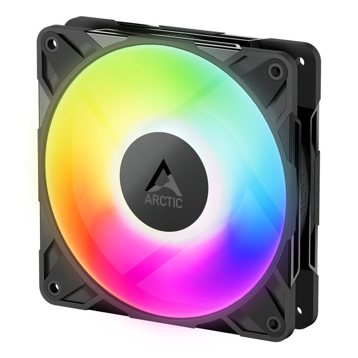 Arctic ARCTIC Freezer P12 Pro A-RGB Computer behuizing Ventilator 12 cm Zwart, Wit 1 stuk(s)
