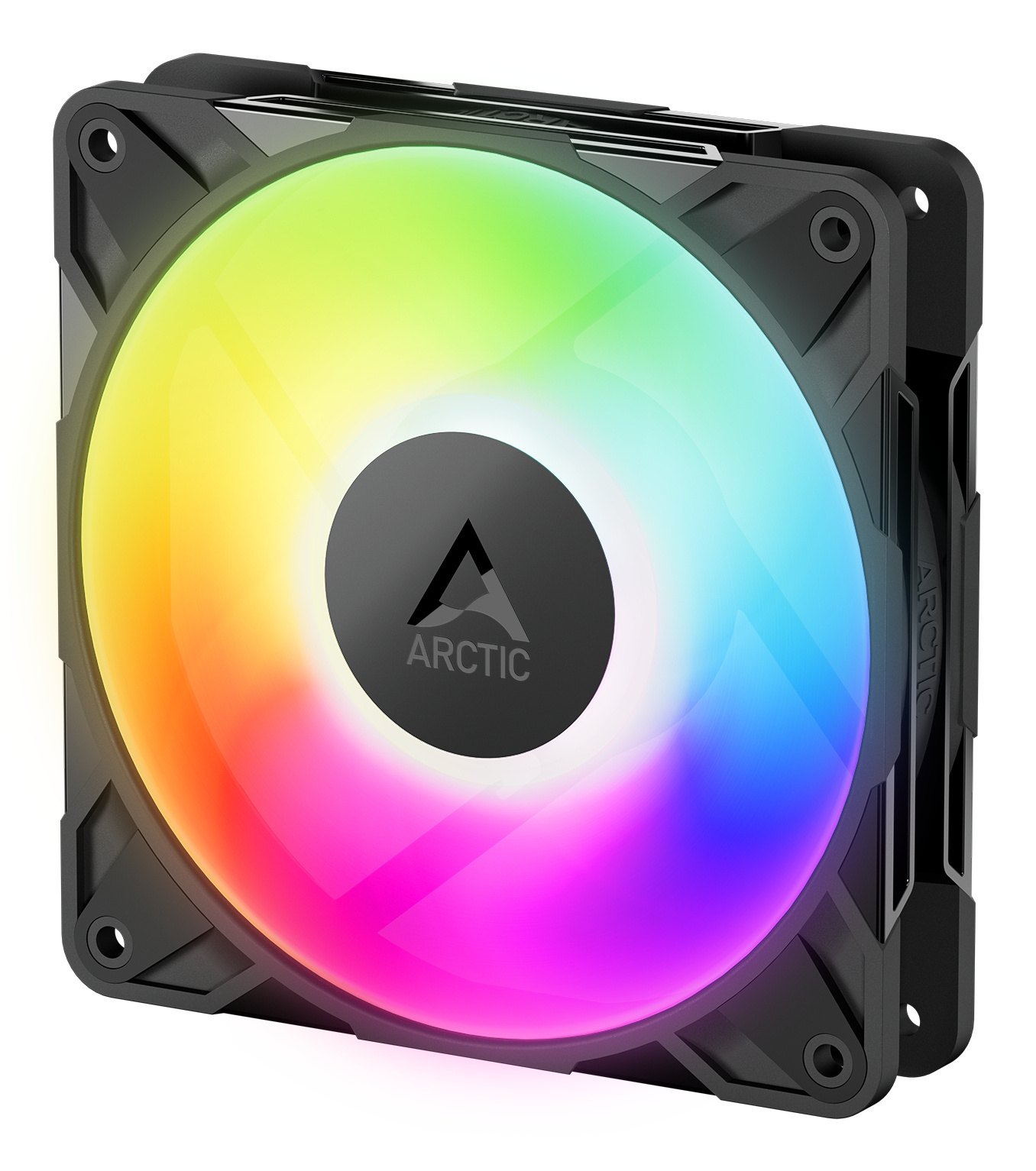 Arctic ARCTIC Freezer P12 Pro A-RGB Computer behuizing Ventilator 12 cm Zwart, Wit 1 stuk(s)