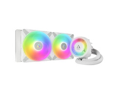 Arctic ARCTIC Liquid Freezer III 280 A-RGB Processor Alles-in-één vloeistofkoeler 14 cm Wit 1 stuk(s)