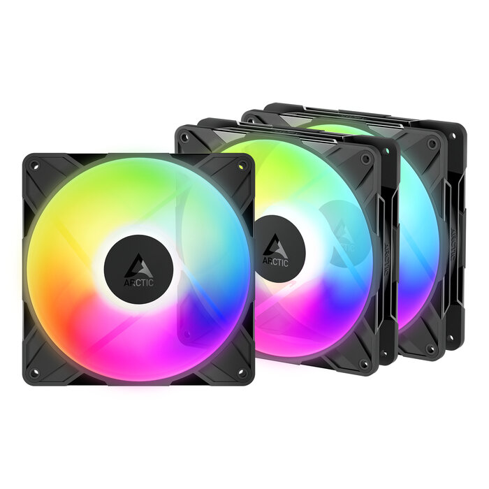 Arctic ARCTIC Freezer P14 Pro Reverse A-RGB - 3 Pack Computer behuizing Ventilator 14 cm Zwart 3 stuk(s)