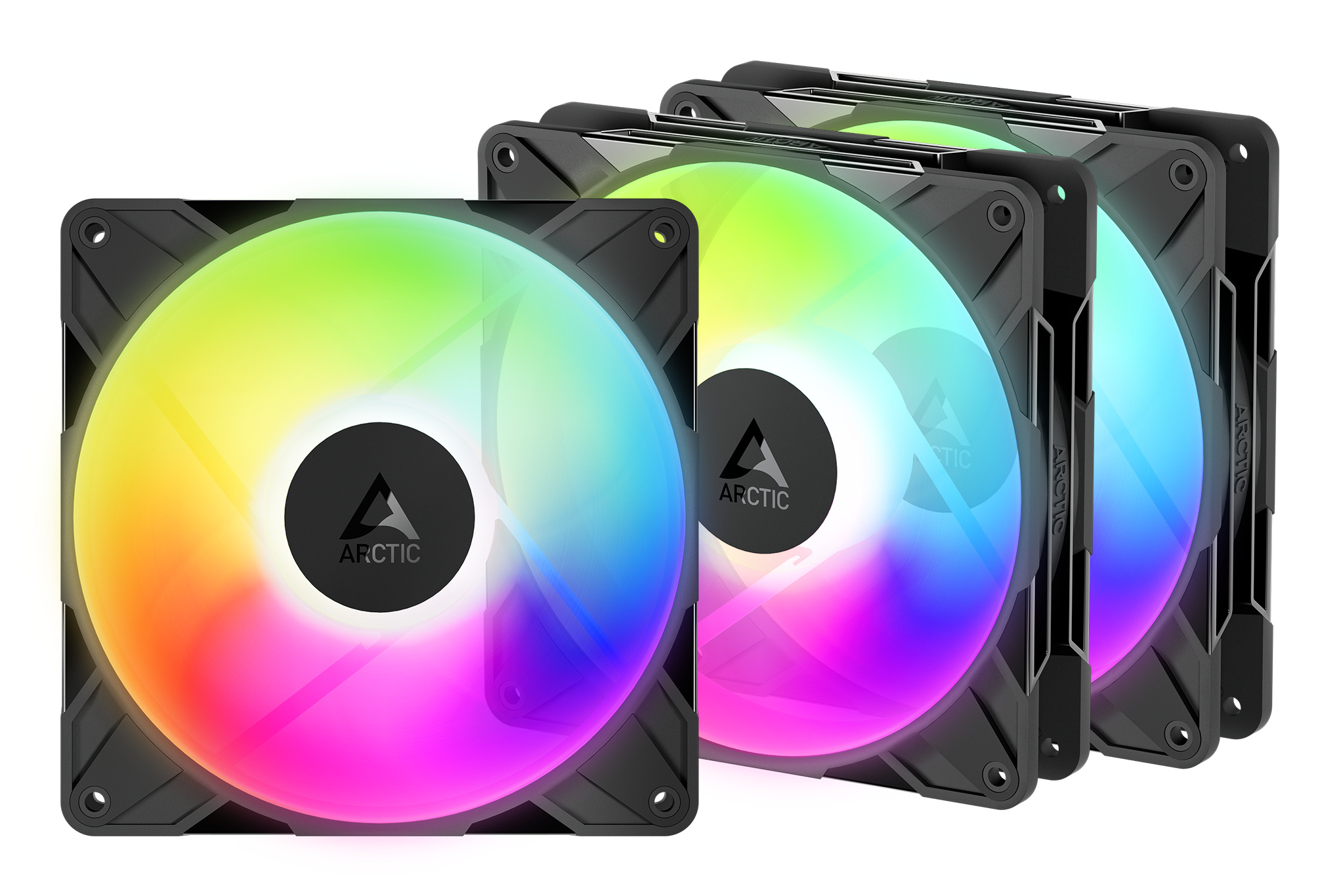 Arctic ARCTIC Freezer P14 Pro Reverse A-RGB - 3 Pack Computer behuizing Ventilator 14 cm Zwart 3 stuk(s)