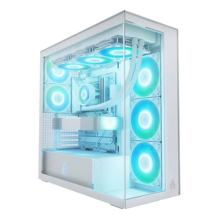 Arctic ARCTIC Xtender White (Clear Glass) Midi Tower Wit