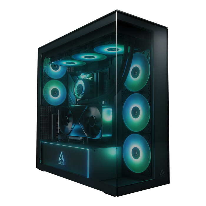 Arctic ARCTIC Xtender VG Black (Tinted Glass) Midi Tower Zwart
