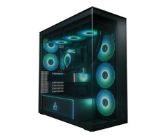 Arctic ARCTIC Xtender Black (Tinted Glass) Midi Tower Zwart