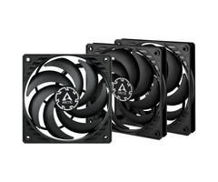 Arctic ARCTIC P12 Slim PWM PST Computer behuizing Ventilator 12 cm Zwart 3 stuk(s)