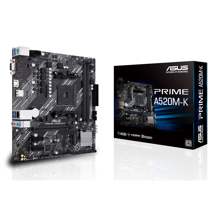 Asus ASUS PRIME A520M-K AMD A520 Socket AM4 micro ATX