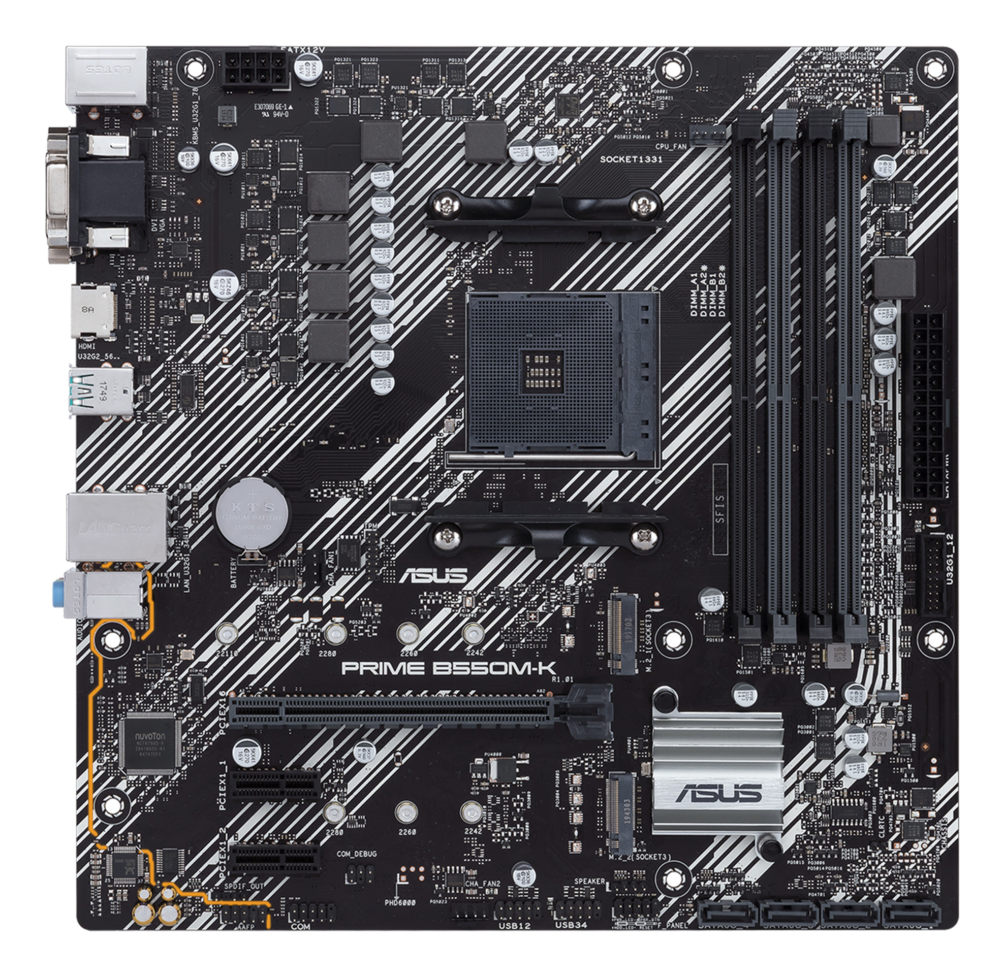 Asus ASUS PRIME B550M-K AMD B550 Socket AM4 micro ATX