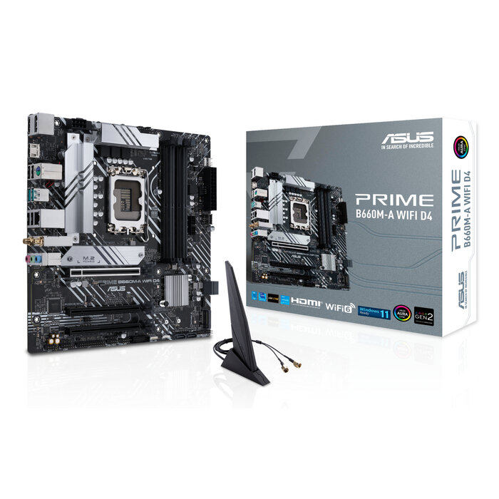 Asus ASUS PRIME B660M-A WIFI D4 Intel B660 LGA 1700 micro ATX