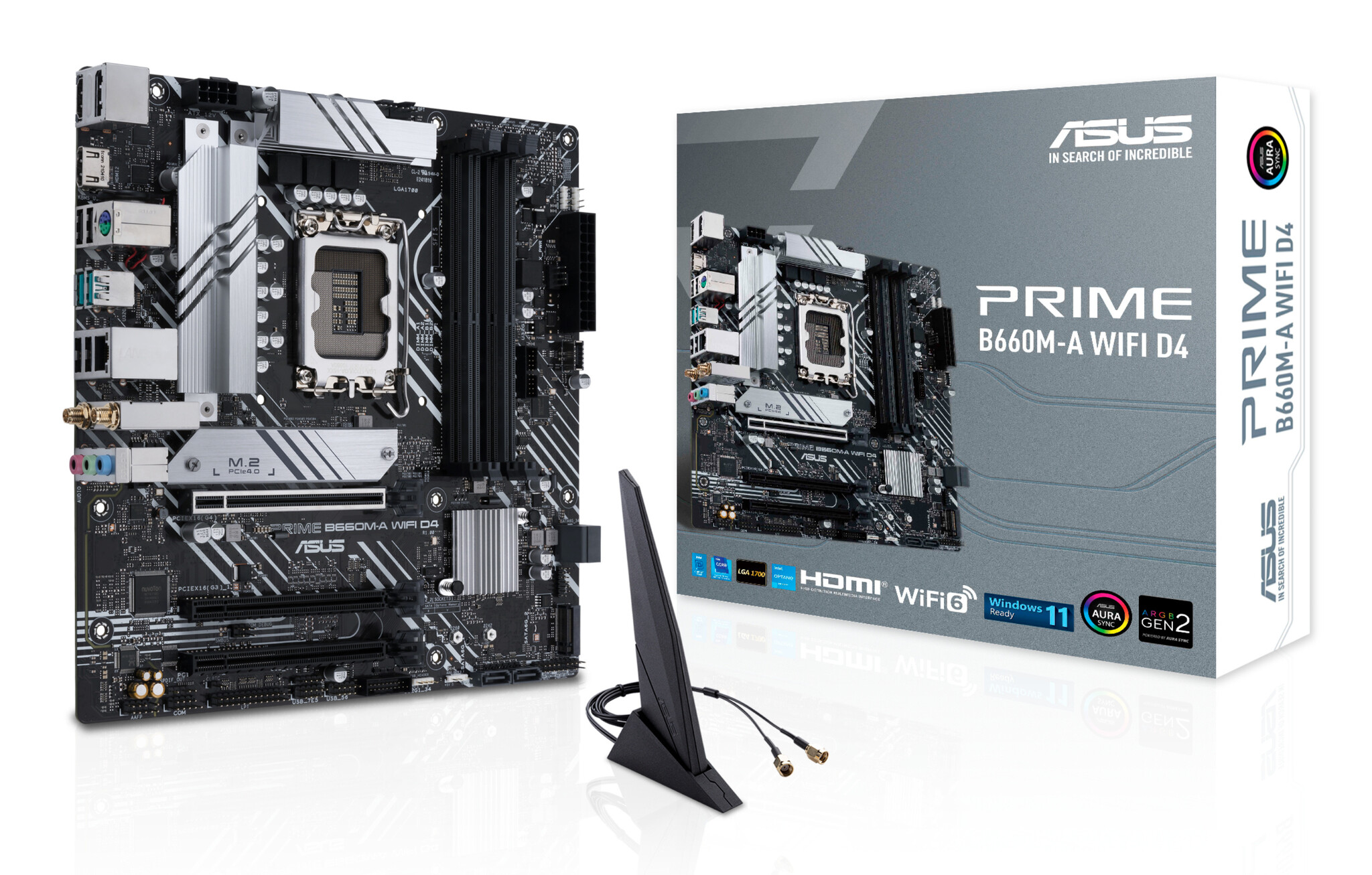 Asus ASUS PRIME B660M-A WIFI D4 Intel B660 LGA 1700 micro ATX