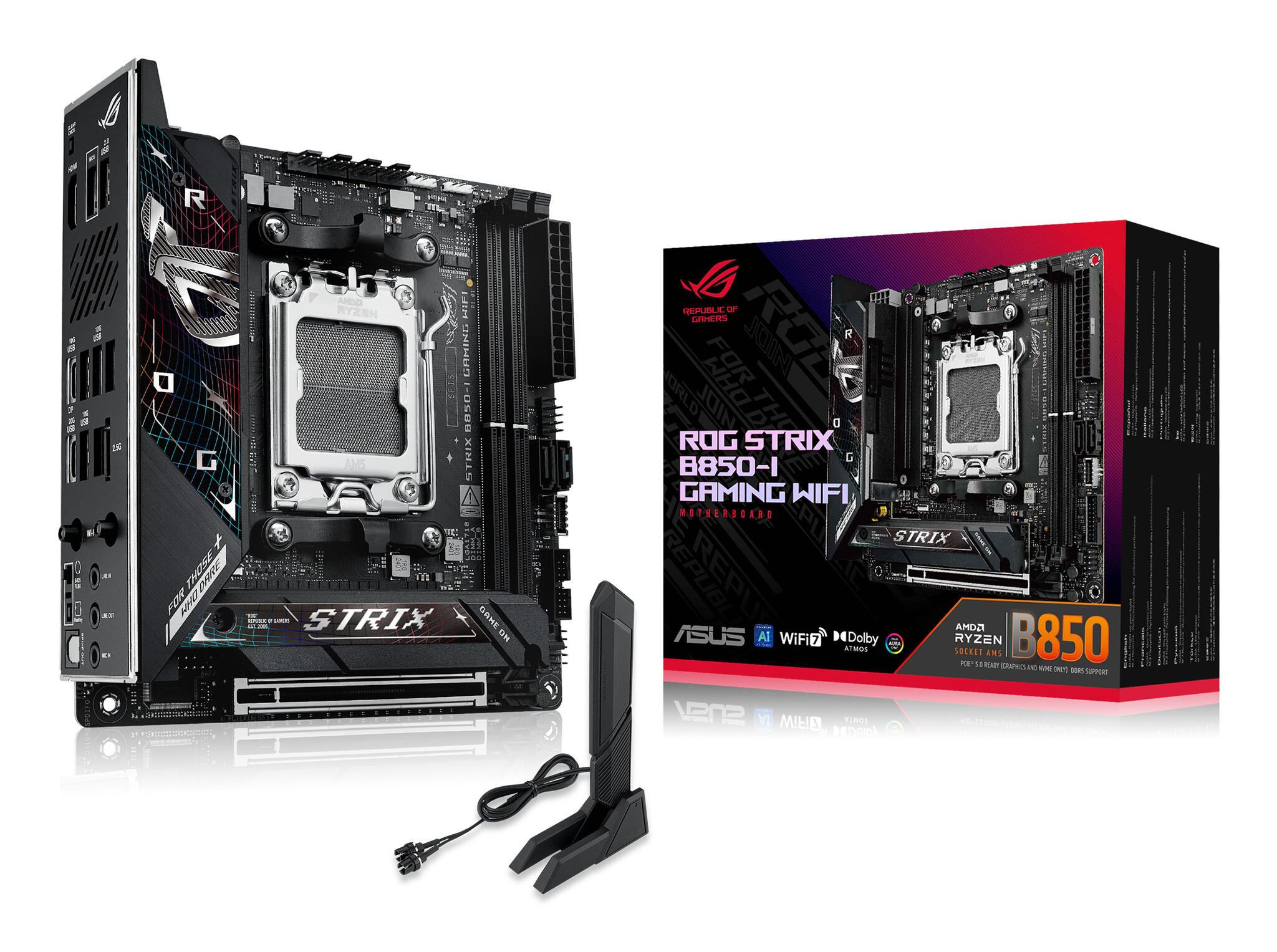 Asus ASUS ROG STRIX B850-I GAMING WIFI AMD B850 Socket AM5 mini ITX