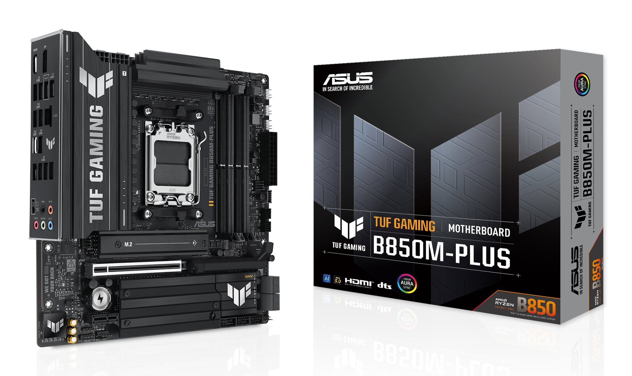 Asus ASUS TUF GAMING B850M-PLUS AMD B850 Socket AM5 micro ATX