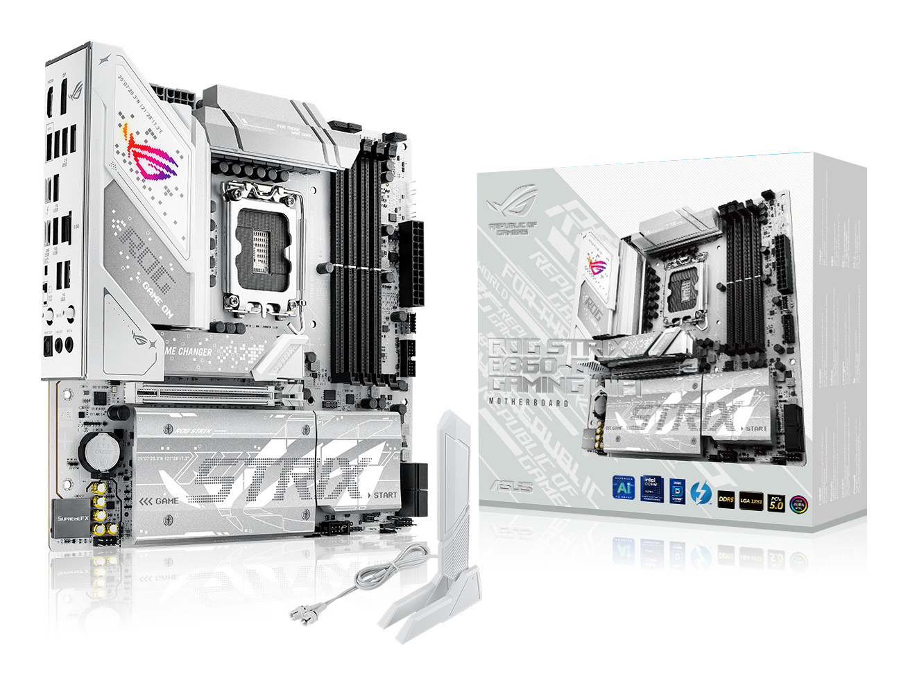 Asus ASUS ROG STRIX B860-G GAMING WIFI Intel B860 LGA 1851 (Socket V1) micro ATX