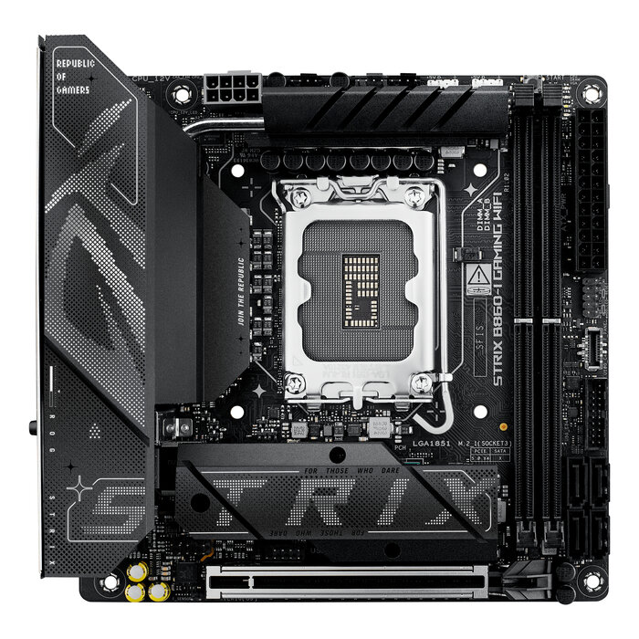 Asus ASUS ROG STRIX B860-I GAMING WIFI Intel B860 LGA 1851 (Socket V1) mini ITX