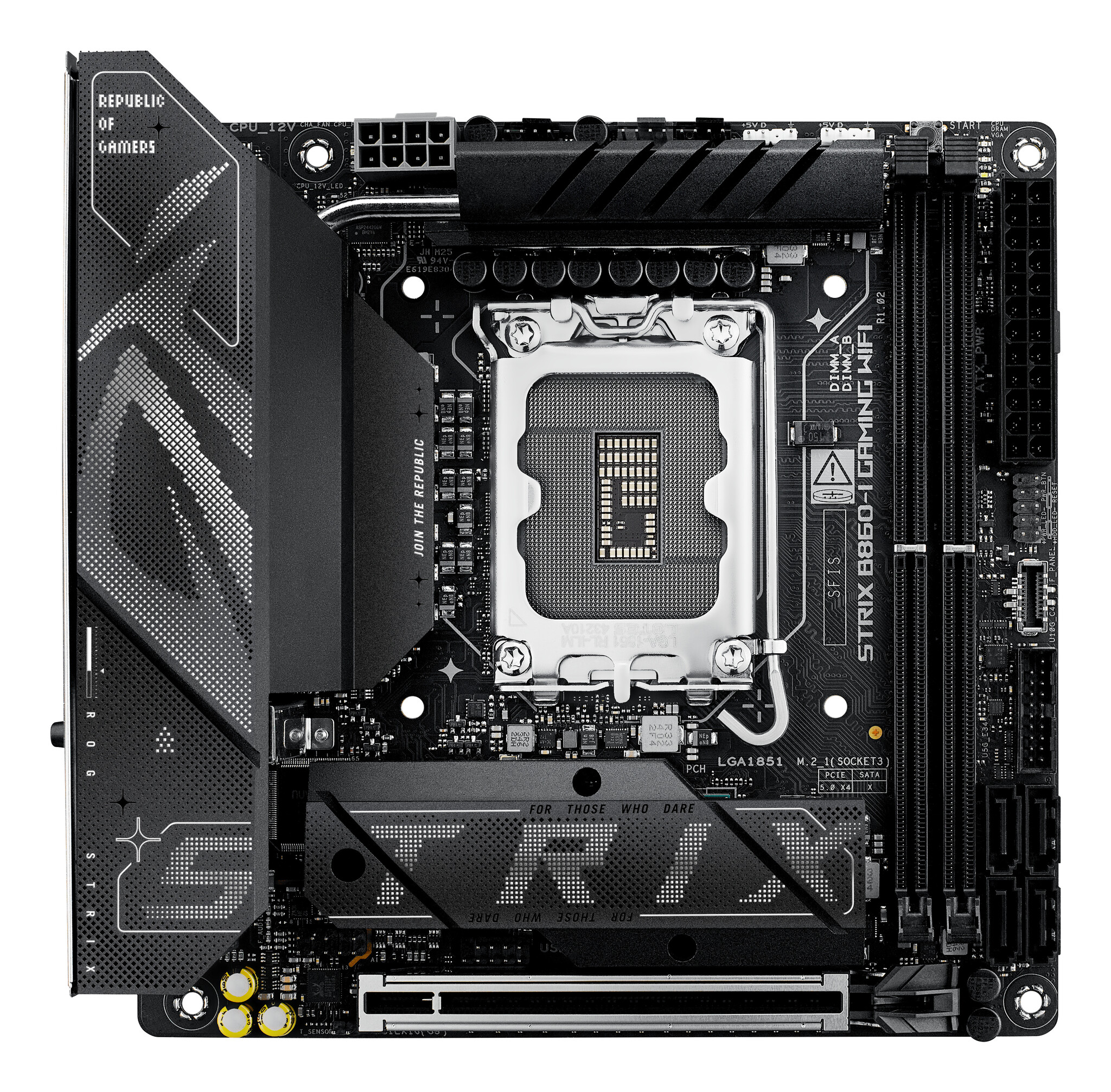 Asus ASUS ROG STRIX B860-I GAMING WIFI Intel B860 LGA 1851 (Socket V1) mini ITX