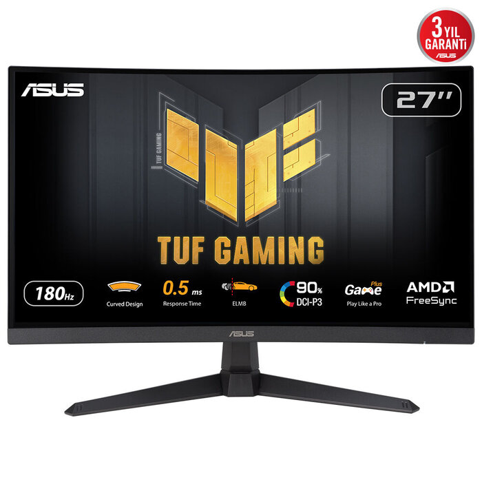 Asus ASUS TUF Gaming VG27WQ3B computer monitor 68,6 cm (27") 2560 x 1440 Pixels Quad HD LCD Zwart