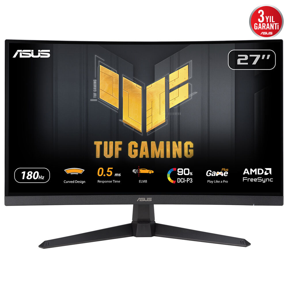Asus ASUS TUF Gaming VG27WQ3B computer monitor 68,6 cm (27") 2560 x 1440 Pixels Quad HD LCD Zwart