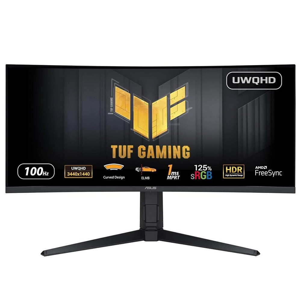 Asus ASUS TUF Gaming VG34VQEL1A computer monitor 86,4 cm (34") 3440 x 1440 Pixels UltraWide Quad HD LED Zwart