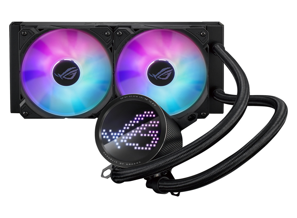 Asus ASUS ROG Ryuo III 240 ARGB Processor Kit voor vloeistofkoeling 12 cm Zwart